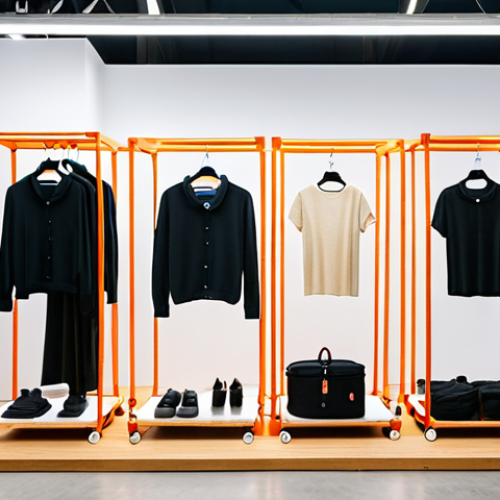 **

A brightly lit product showcase featuring sustainable goods like clothes made from recycled materials and reusable containers. Focus on the environmentally friendly design and eye-catching display. The atmosphere should convey sincerity and trustworthiness.
[Additional keywords: eco-friendly, minimalist design, product photography, responsible consumerism].

**
