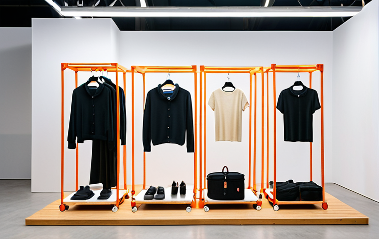 **

A brightly lit product showcase featuring sustainable goods like clothes made from recycled materials and reusable containers. Focus on the environmentally friendly design and eye-catching display. The atmosphere should convey sincerity and trustworthiness.
[Additional keywords: eco-friendly, minimalist design, product photography, responsible consumerism].

**