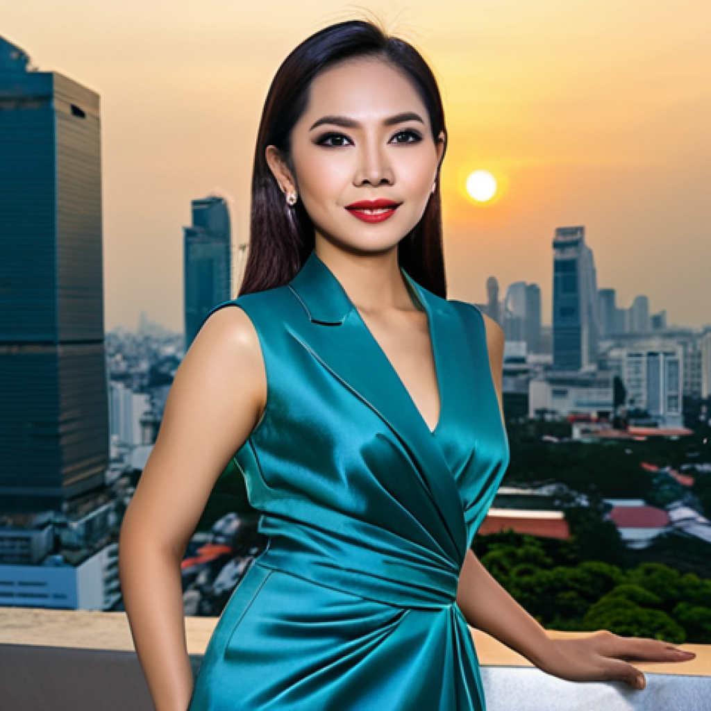 소비자 행동 데이터를 활용한 신제품 혁신 전략 연구와 분석 - **
"A professional Thai woman in a stylish, modern Thai silk dress (Suea Phraratchathan), standing ...