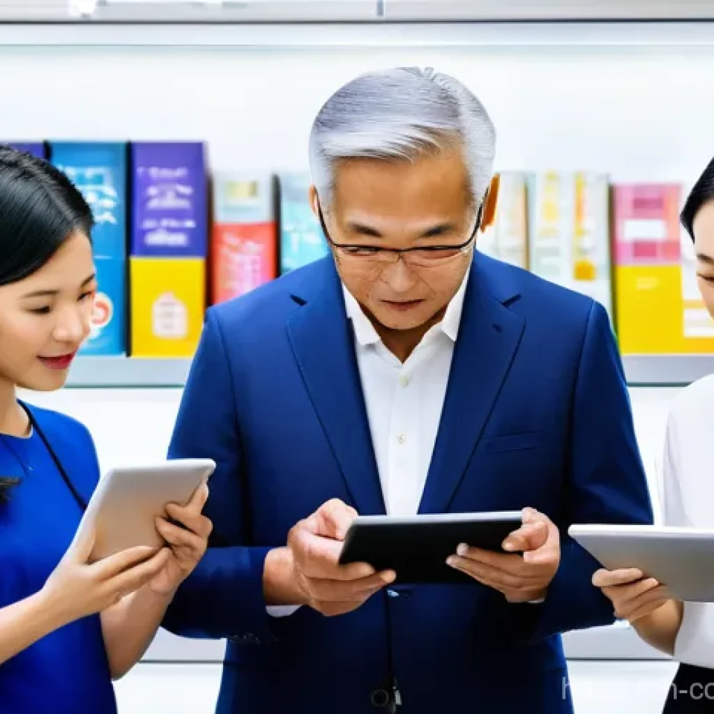 소비자 행동 데이터를 활용한 글로벌 성공 사례 연구와 분석 - **Prompt:** A diverse group of consumers from various global regions (e.g., a young woman from South...