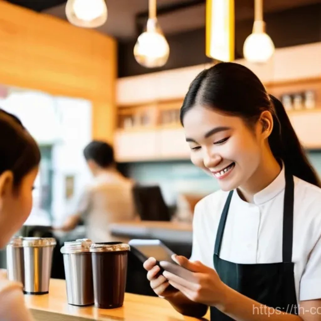 소비자중심 경영 사례와 지속 가능성 전략 연구와 분석 - **Prompt: A vibrant, detailed close-up shot capturing the essence of a customer-centric modern Thai ...