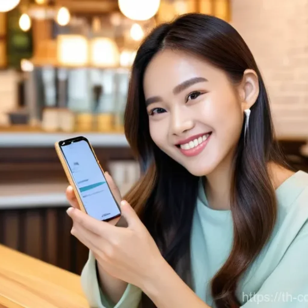 소비자 행동 데이터 기반 전략 수립 - **Prompt: Authentic Product Review and Personalized Connection**
A cheerful young Thai woma...