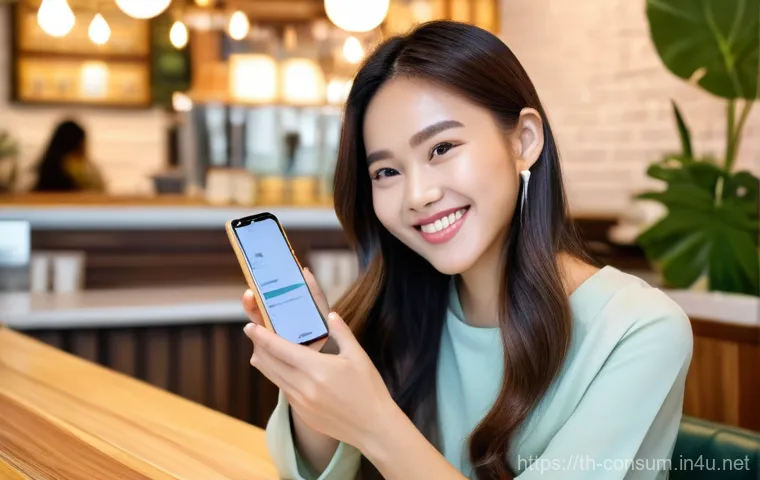 소비자 행동 데이터 기반 전략 수립 - **Prompt: Authentic Product Review and Personalized Connection**
A cheerful young Thai woma...