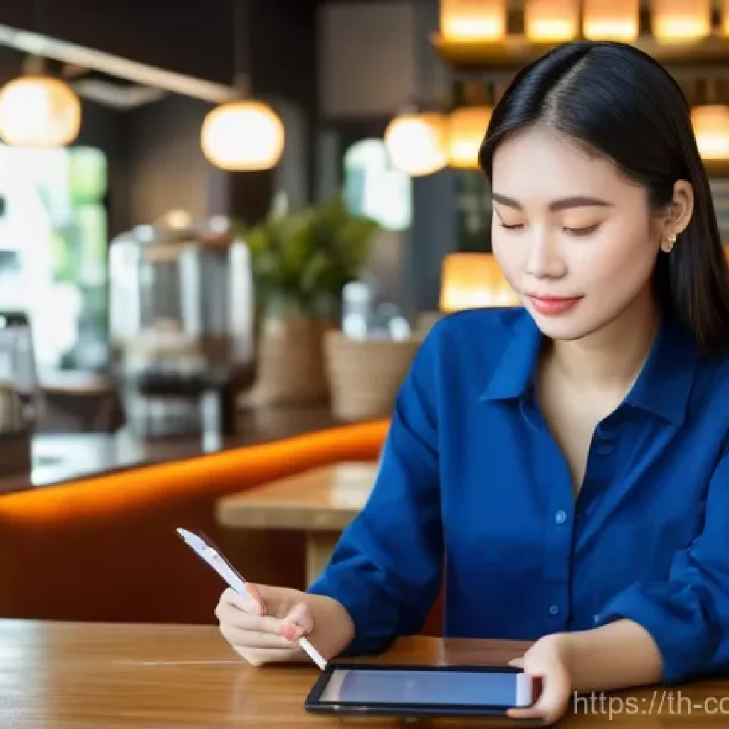 소비자전문기술사 실무 경험 공유 - **Prompt:** A young Thai woman in her late 20s, dressed in a smart casual outfit, sitting comfortabl...