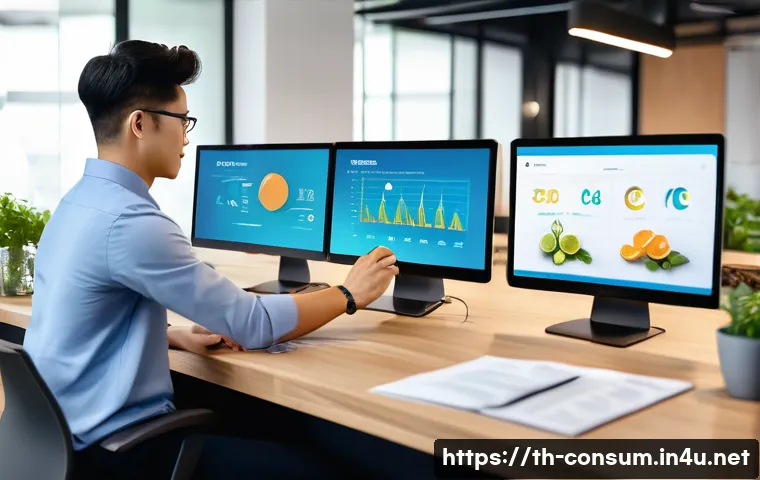 소비자 행동 데이터를 활용한 비즈니스 혁신 사례 연구와 분석 - A modern Thai beverage company’s innovation lab scene showing diverse young Thai professionals analy...