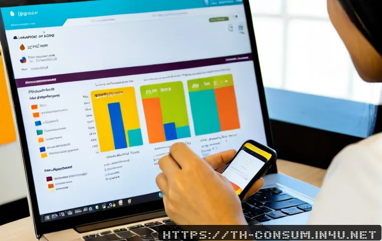 소비자 행동 데이터를 활용한 CRM 전략 - Photorealistic modern CRM strategy scene in a bright Bangkok office, Thai retail manager reviewing a...